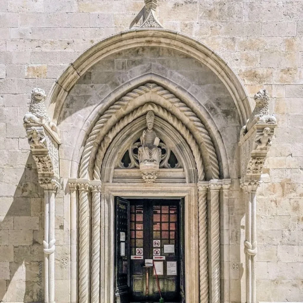 Portal of St. Mark's Cathedral, Korčula