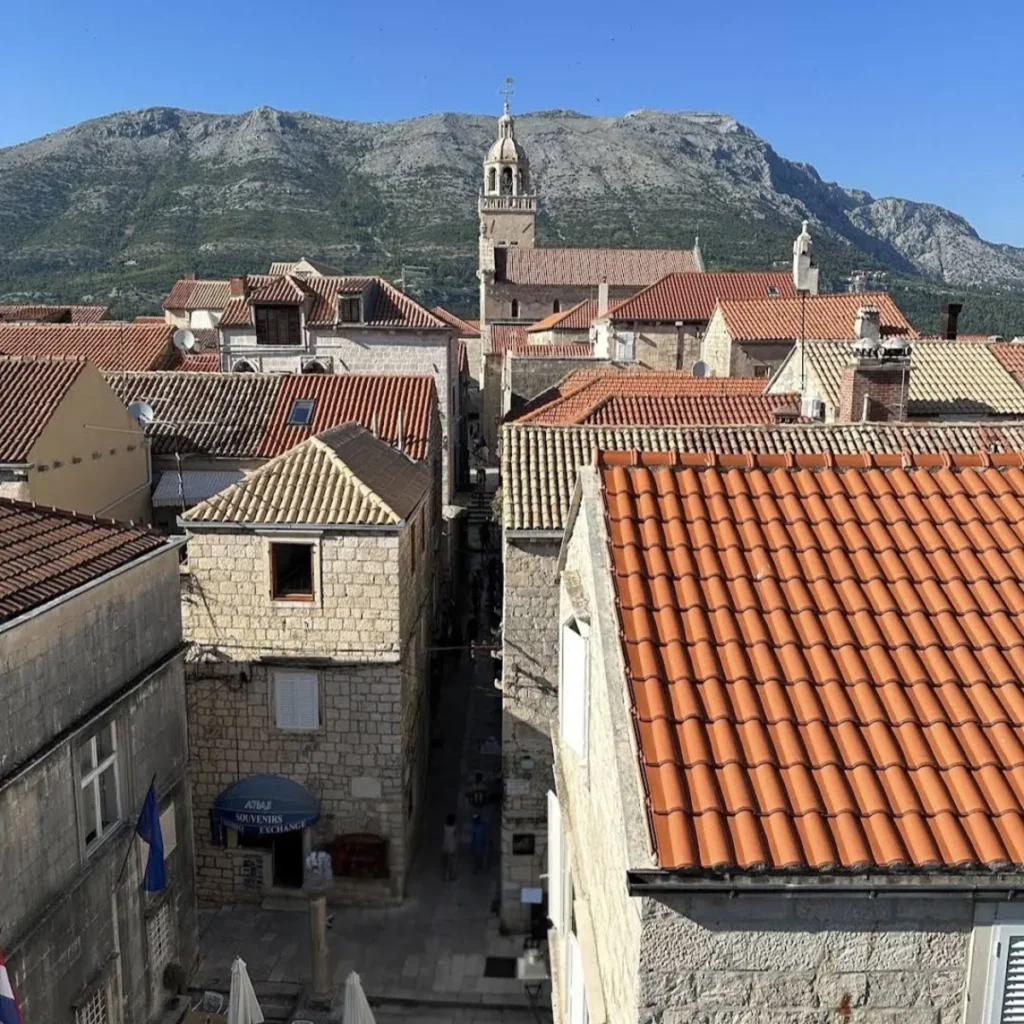 Rooftops of Korčula Old Town