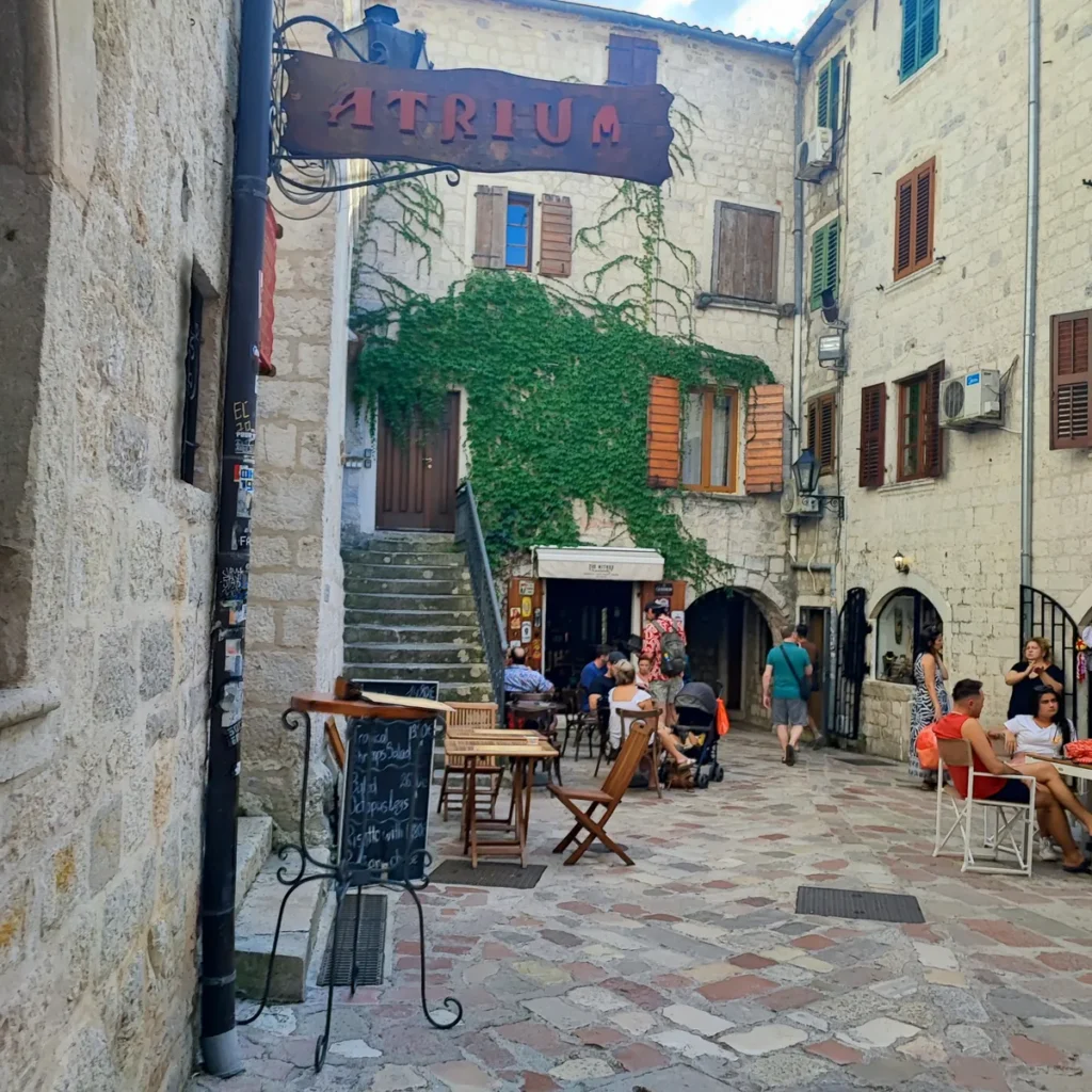 Stone alley in Kotor Old Town