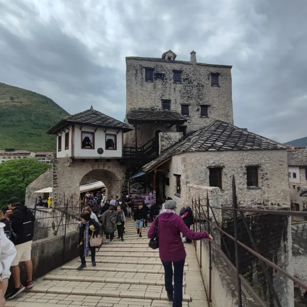 Old bazaar alley in Mostar