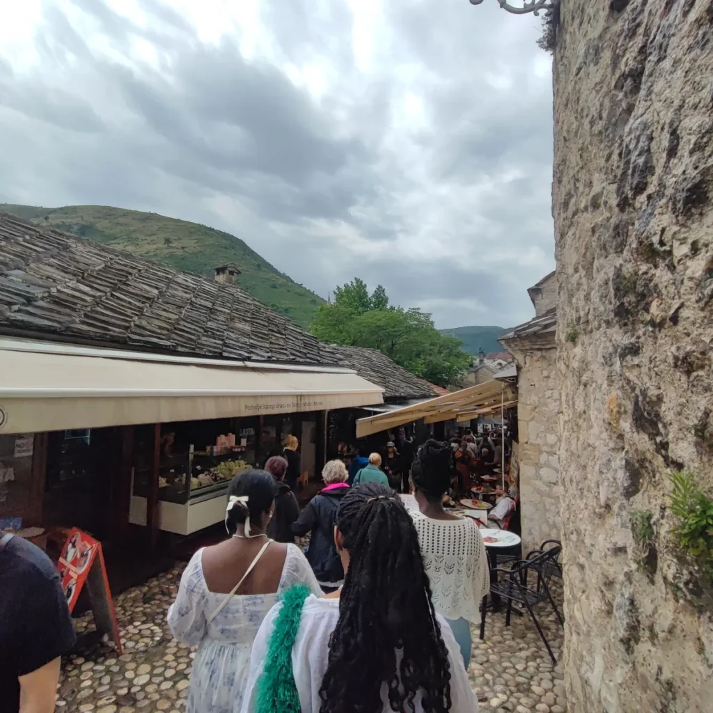 Old bazaar alley in Mostar