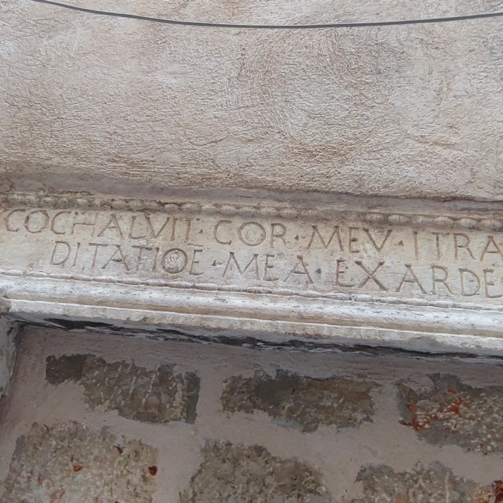 Stone inscription in the Old Town